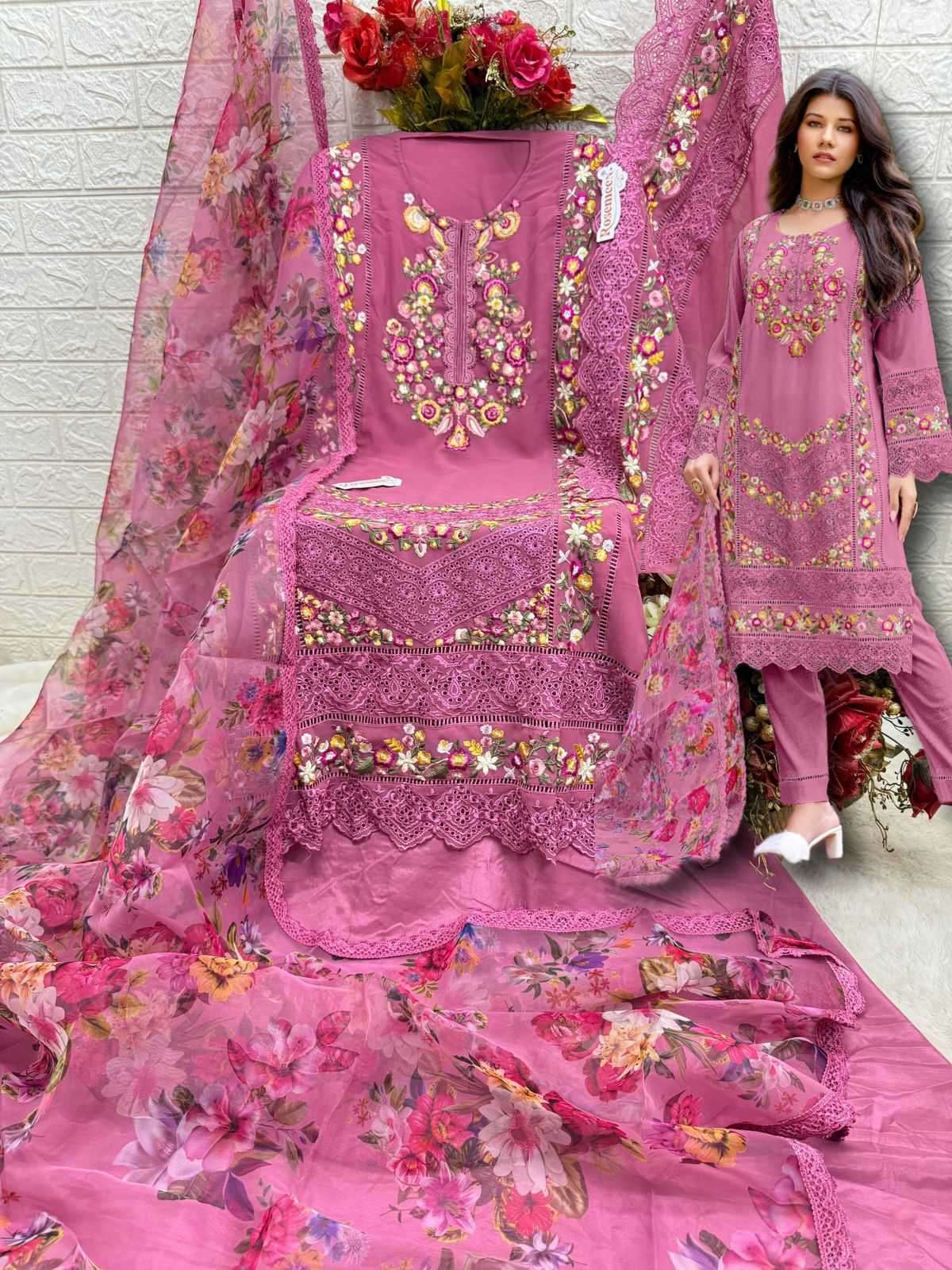 Fepic C 1671 Colors Designer Straight Style Pakistani Dress view 5