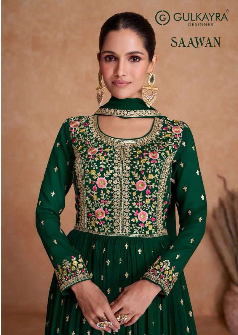 Gulkayra Saawan Designer Nayra Style Wedding Wear Dress New Arrivals view 2