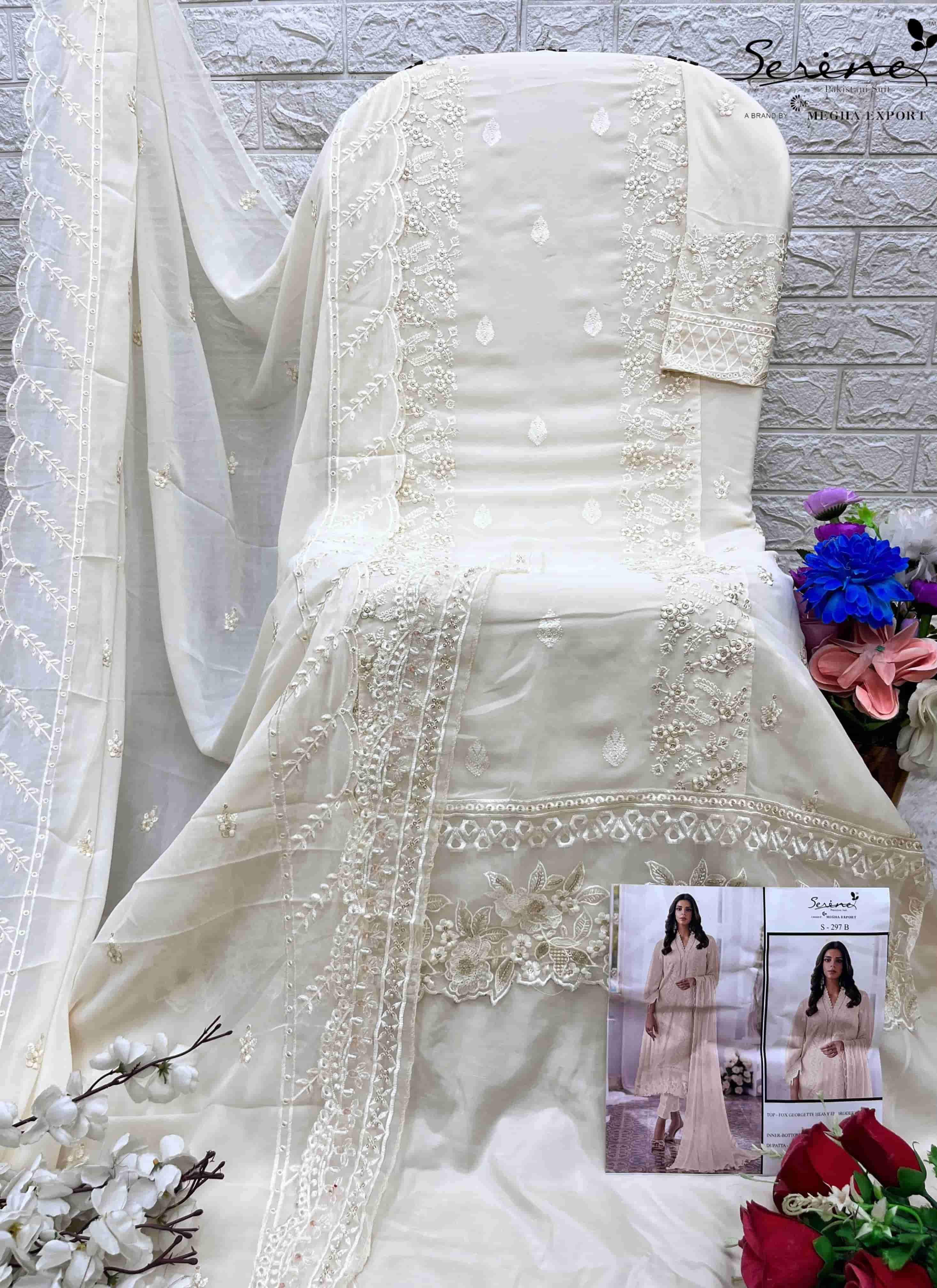 Serine S 297 B Festive Wear Style Georgette Pakistani Suit view 3