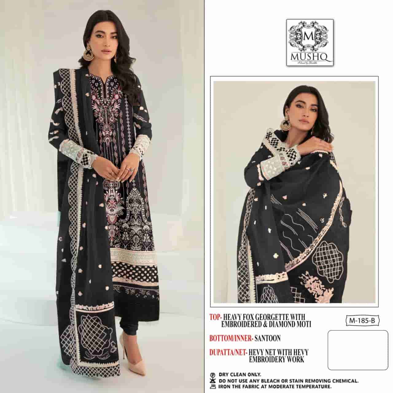 Mushq M 185 Colors Pakistani Festive Wear Style Designer Salwar Suit view 2