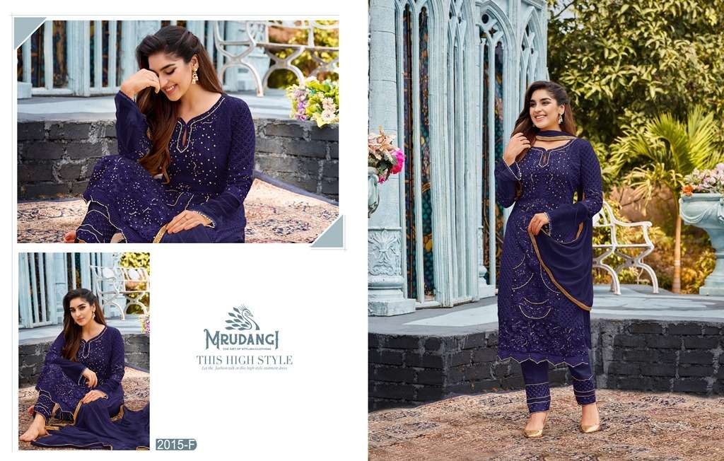 Mrudangi Kashish 2015 Colors 2 Embroidered Party Wear Salwar Suit view 4