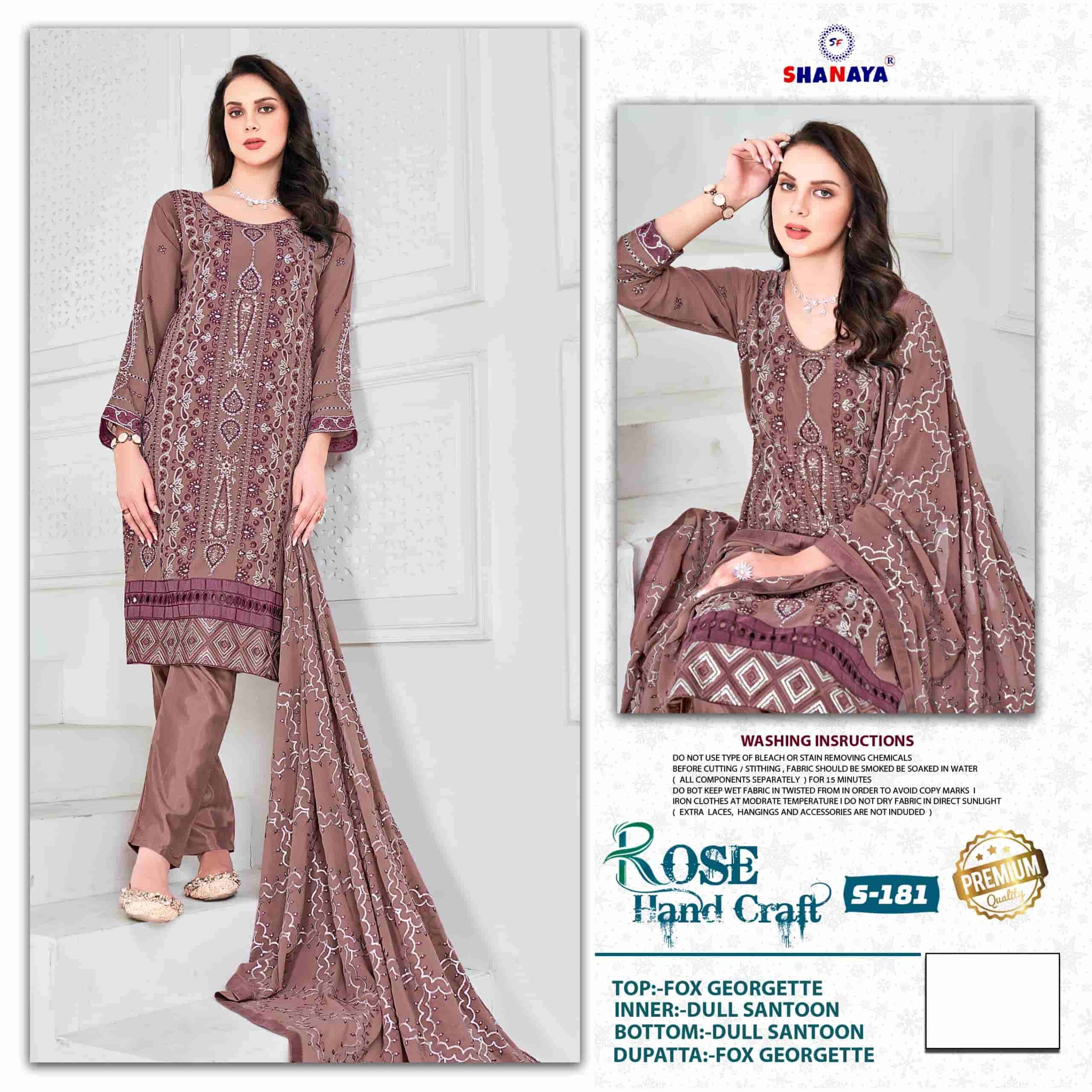 Shanaya S 181 Pakistani Festive Wear Style Designer Suit Exporter view 2