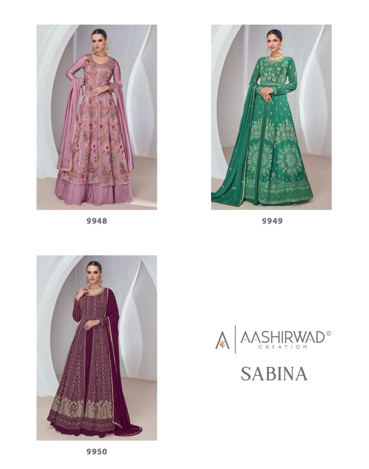 Aashirwad Sabina Designer Gown