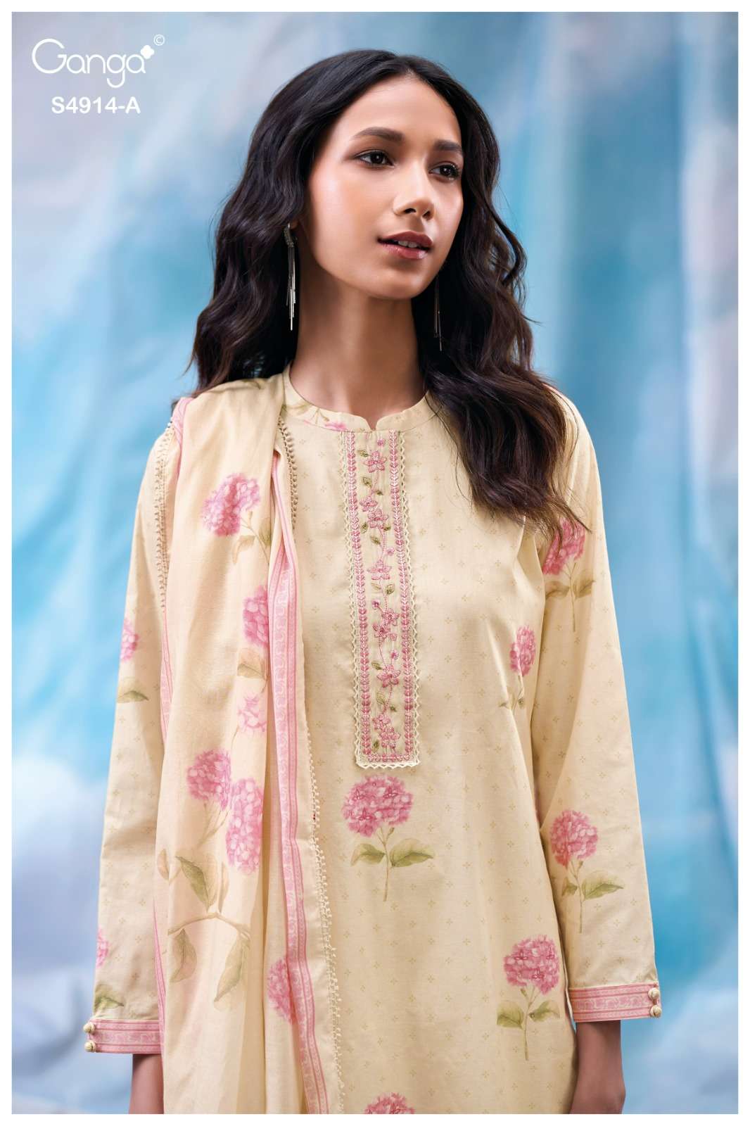 Ganga Fashion Dazia 4914 Premium Cotton Salwar Suit view 5