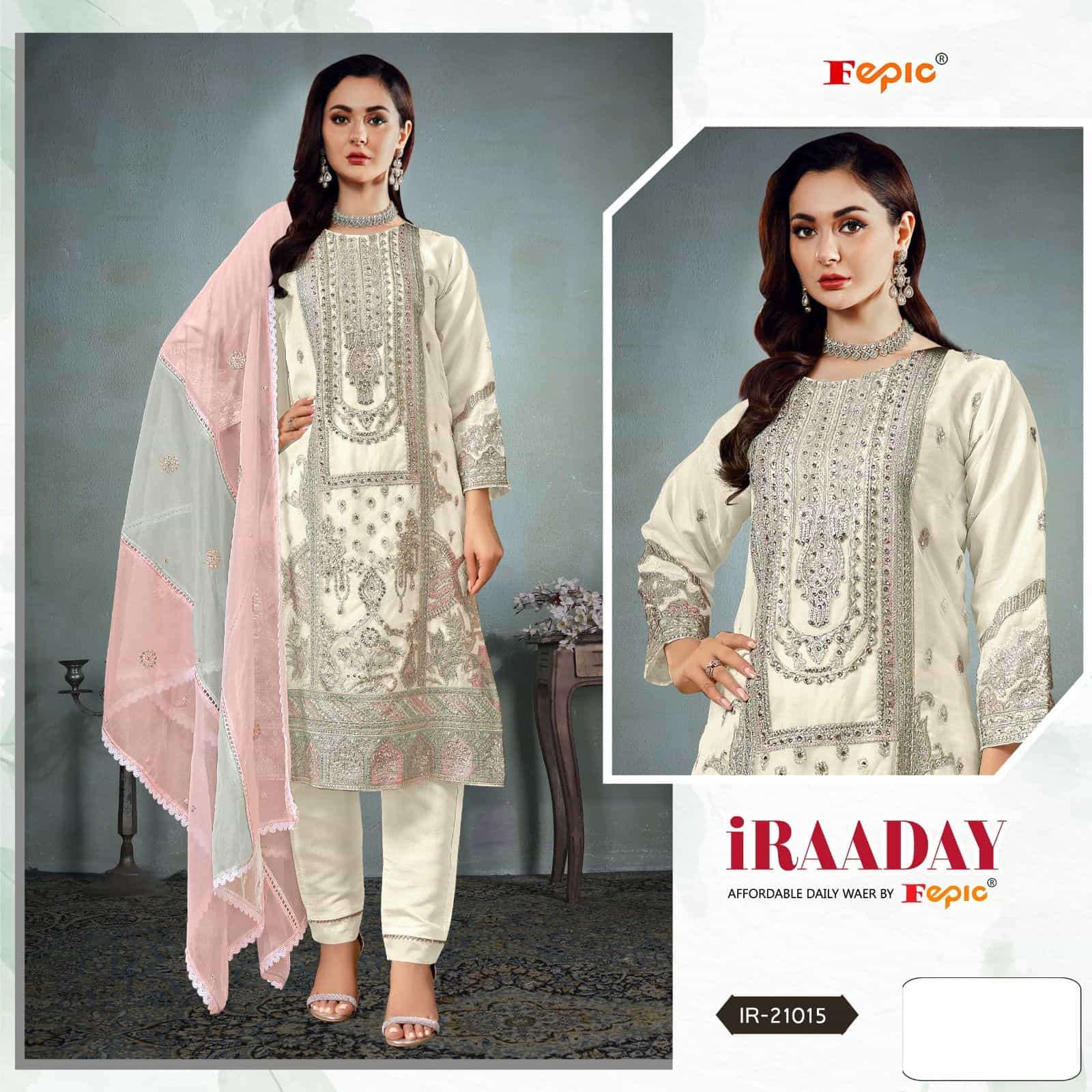 Fepic Iraaday IR-21015 Embroidered Suit