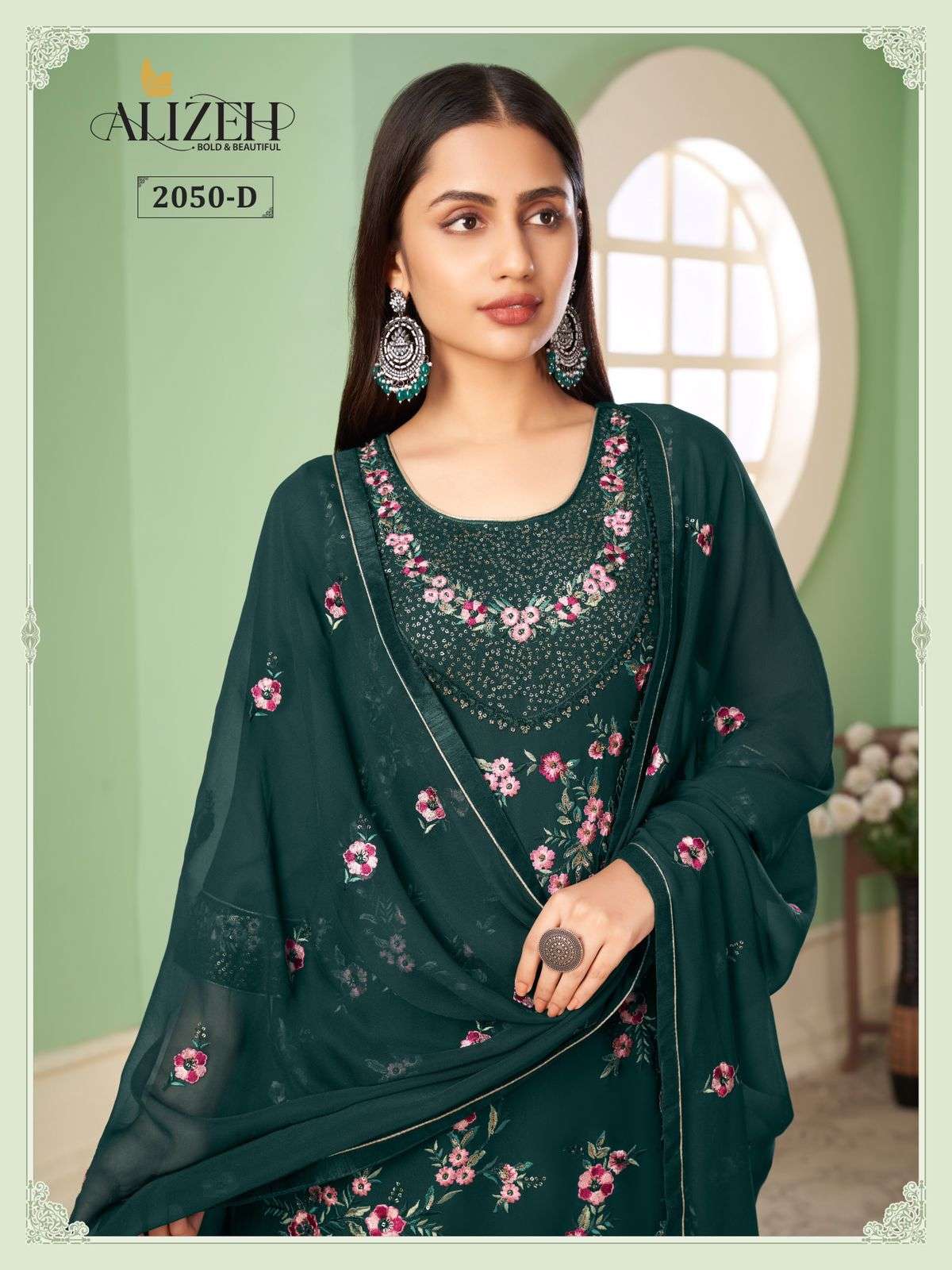 Alizeh Zaida Vol 10 Party Wear Sharara Salwar Kameez New Collection view 30