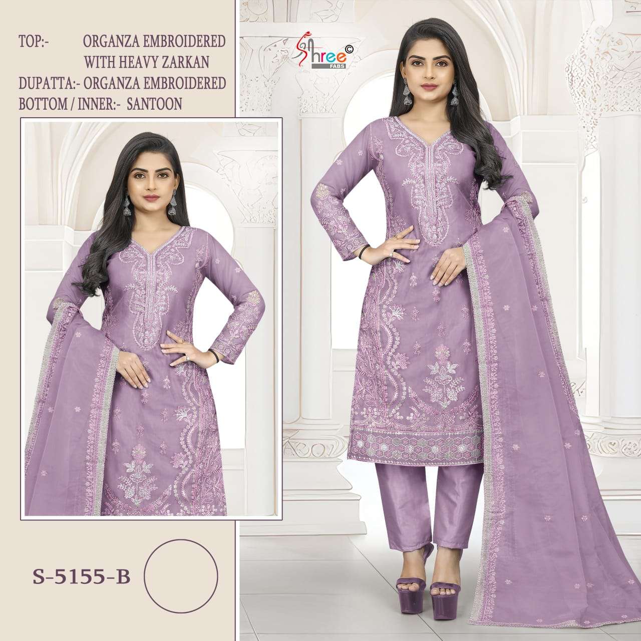 Pakistani Style Organza Embroidered Suit view 2