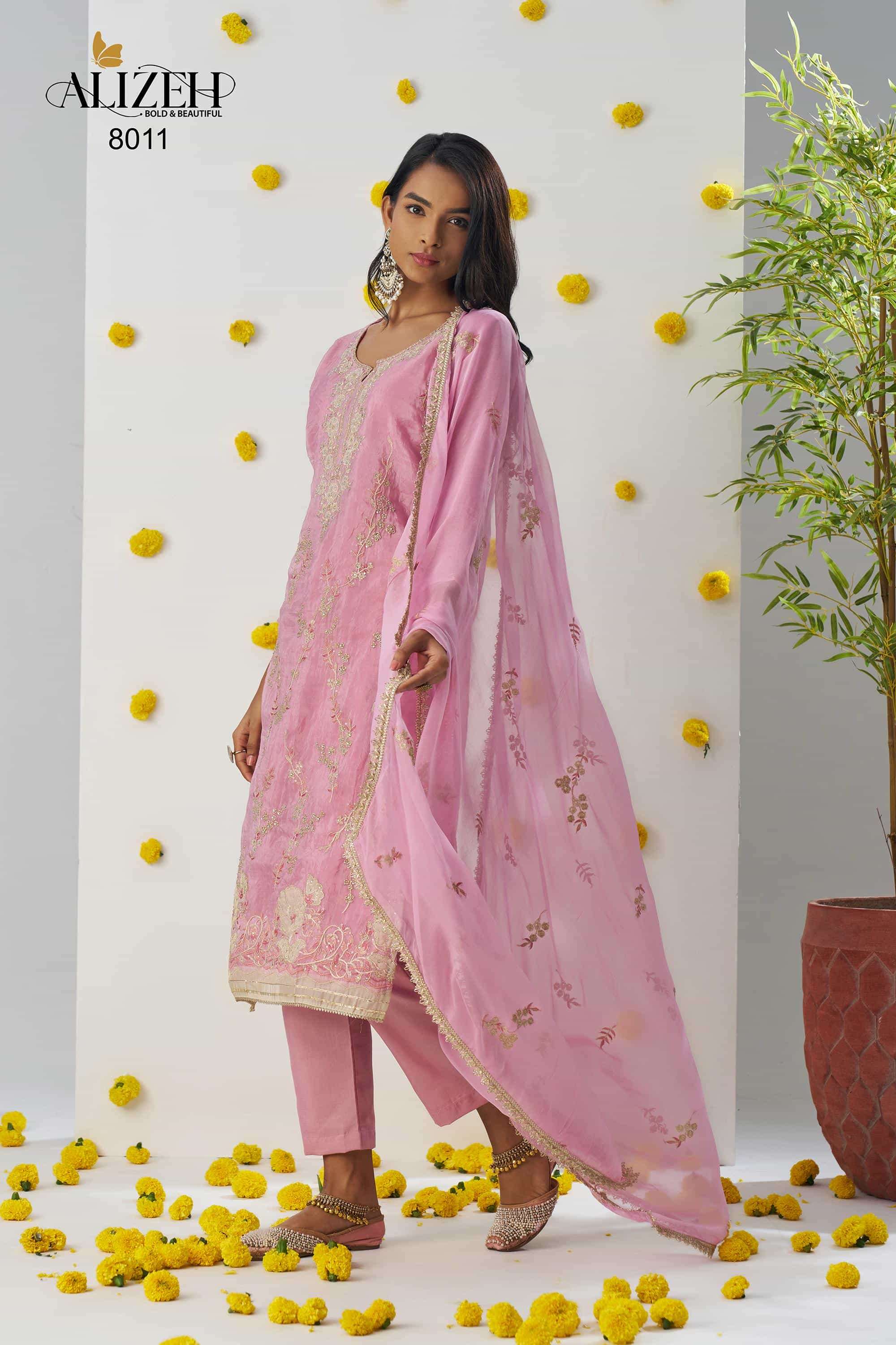 Alizeh Raag 4 Colors Pakistani Salwar Suit Collection At Price view 9