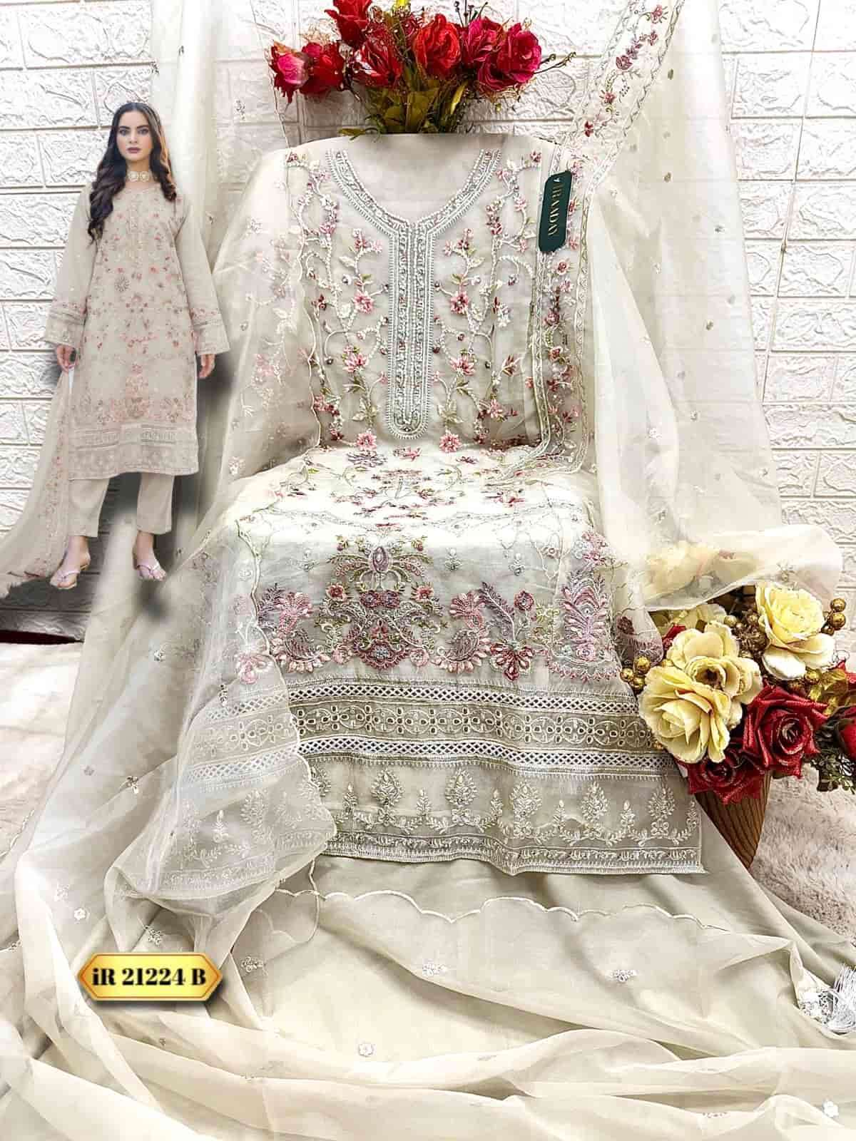 Fepic IR 21224 B Fancy Designer Style Pakistani Organza Suit Ensemble view 2