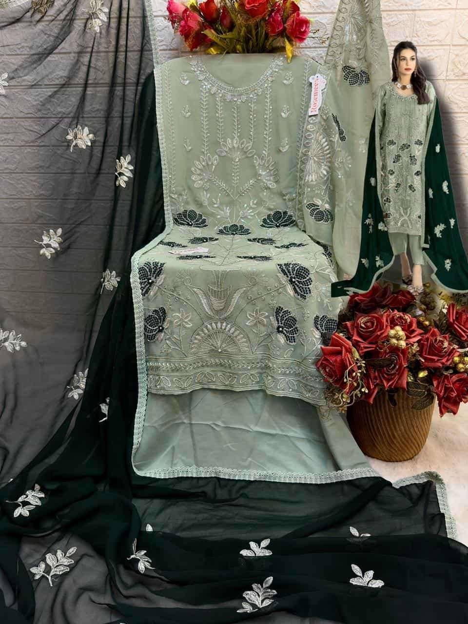Fepic Rosemeen Embroidered Georgette Salwar Suit view 9