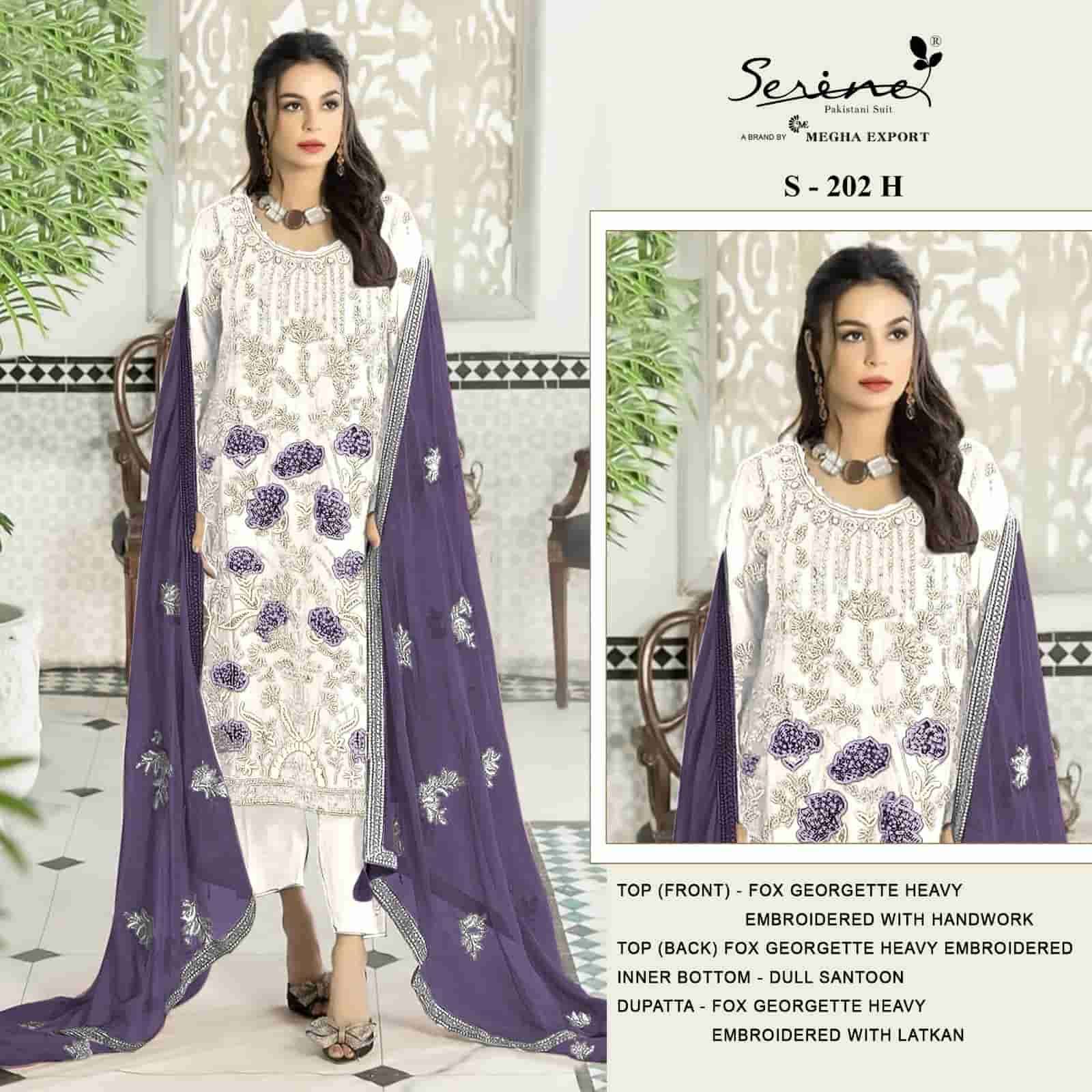 Megha Export S 202 Colors Designer Style Georgette Pakistani Suit Wholesalers view 2
