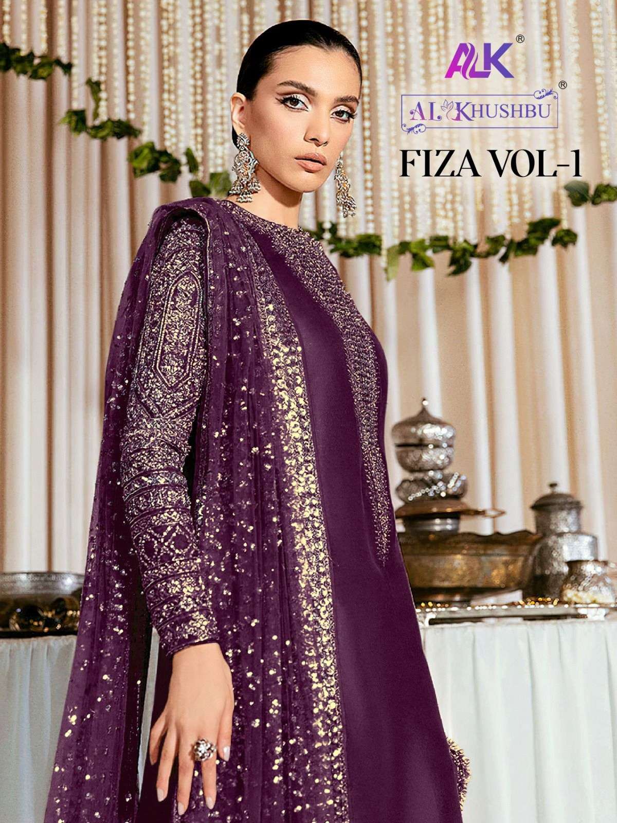 Al Khushbu Fiza Vol 1 4048 Colors Vol 2 Fancy Pakistani Dress view 5