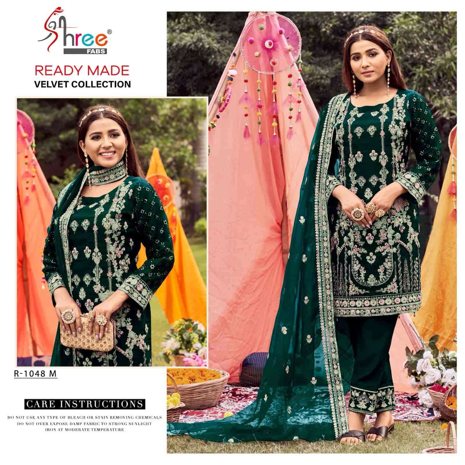 Shree Fabs R 1048 Colors Pakistani Party Wear Style Velvet Readymade Suit Exporter view 3