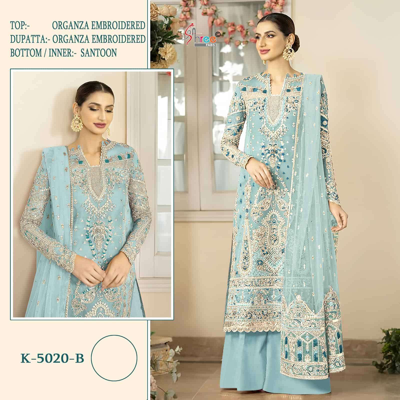 Shree Fabs K 5020 Colors Pakistani Festive Wear Style Designer Suit Wholesalers view 2