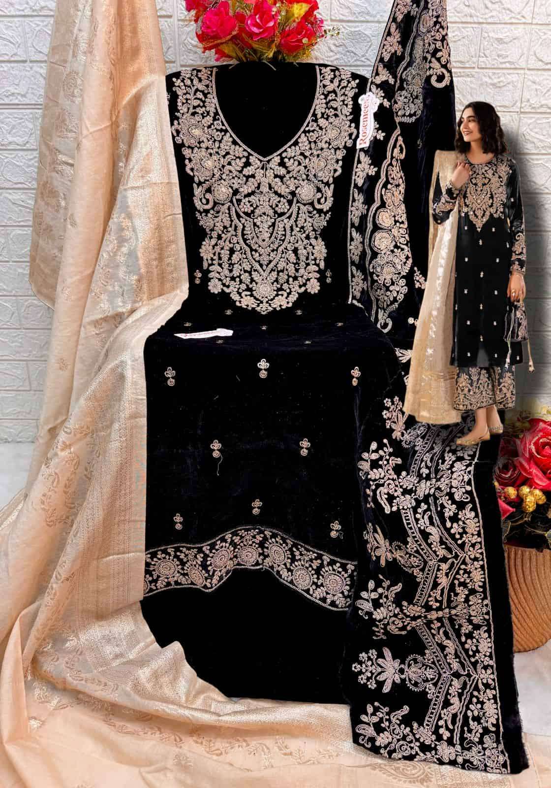 Fepic V 17027 Colors Festive Wear Style Heavy Designer Velvet Suit Online view 6