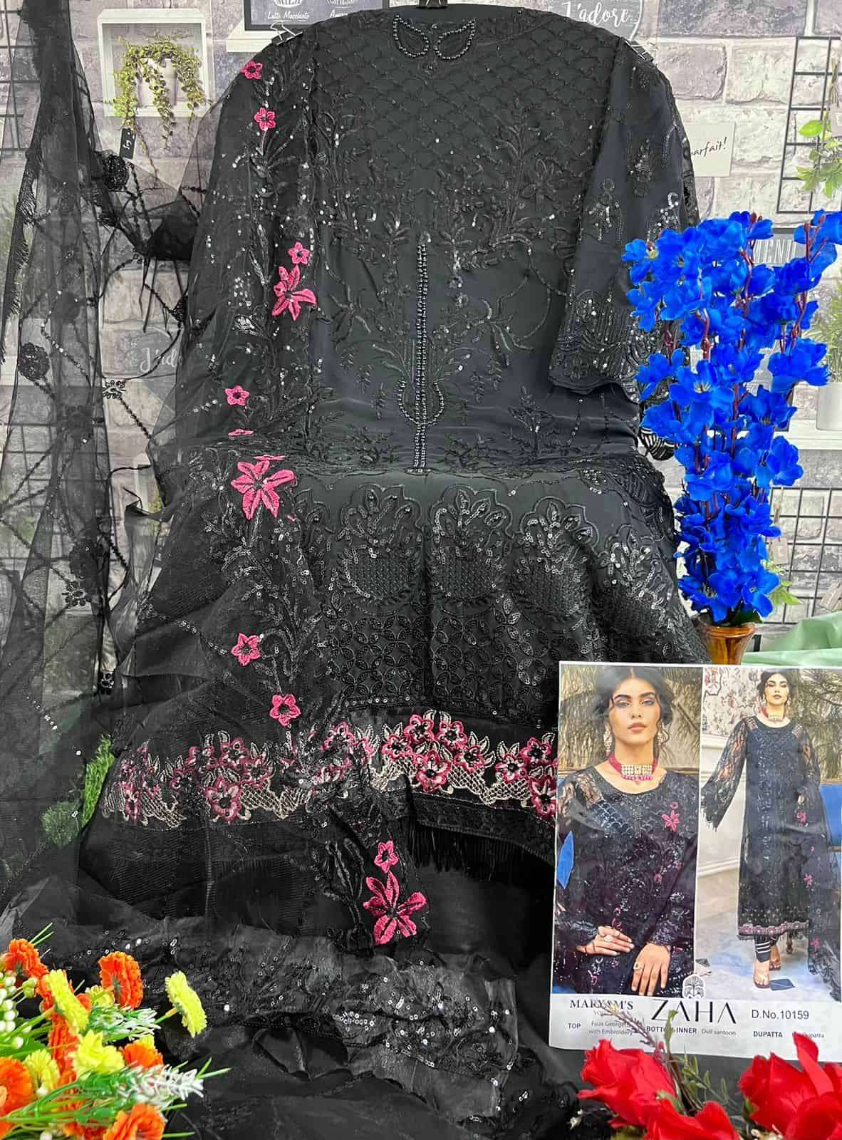 Zaha Maryma Vol 2 Designer Pakistani Georgette Salwar Kameez Wholesalers view 3