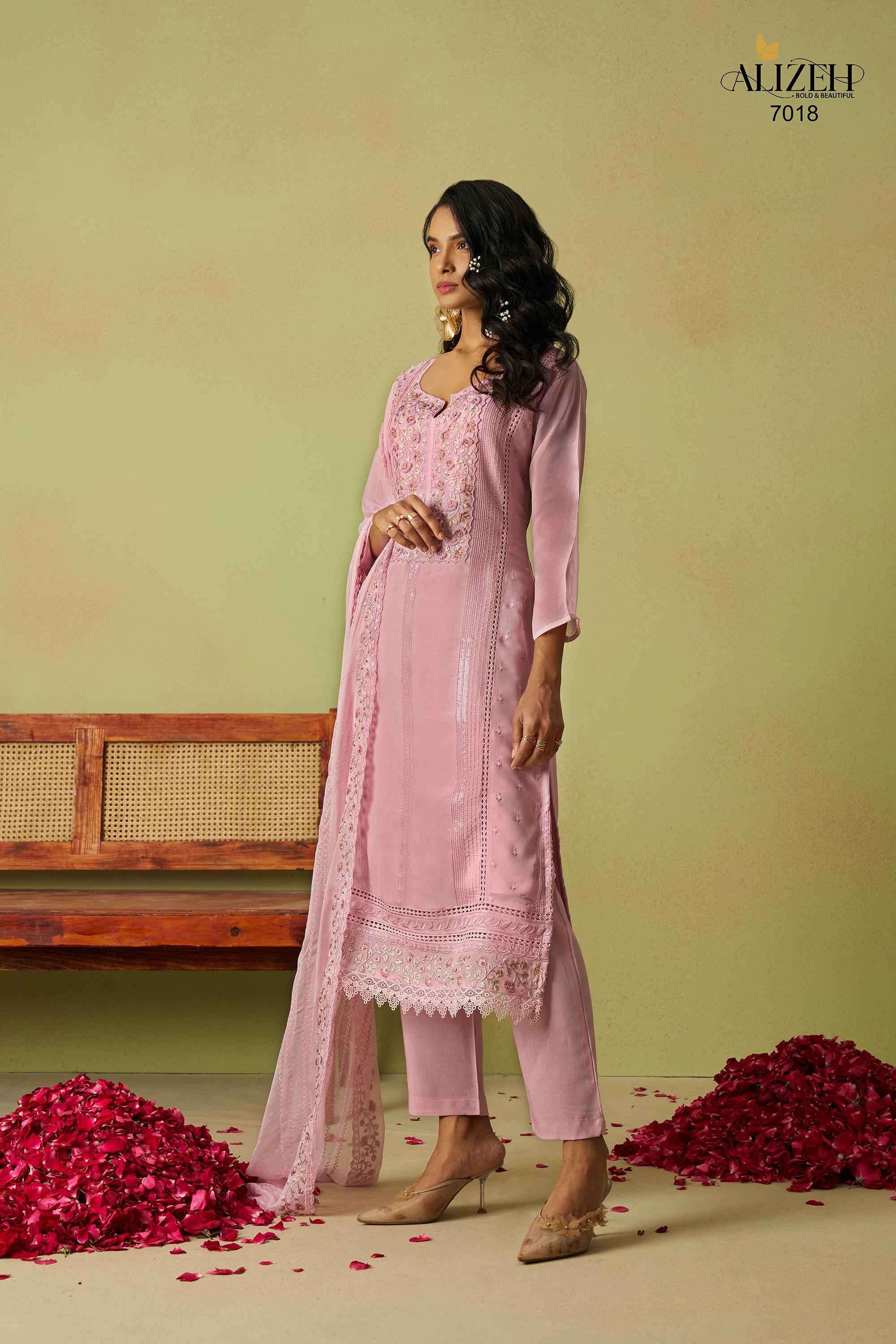 Alizeh Saadgi Vol 2 Straight Style Designer Suit Latest New Collection view 4