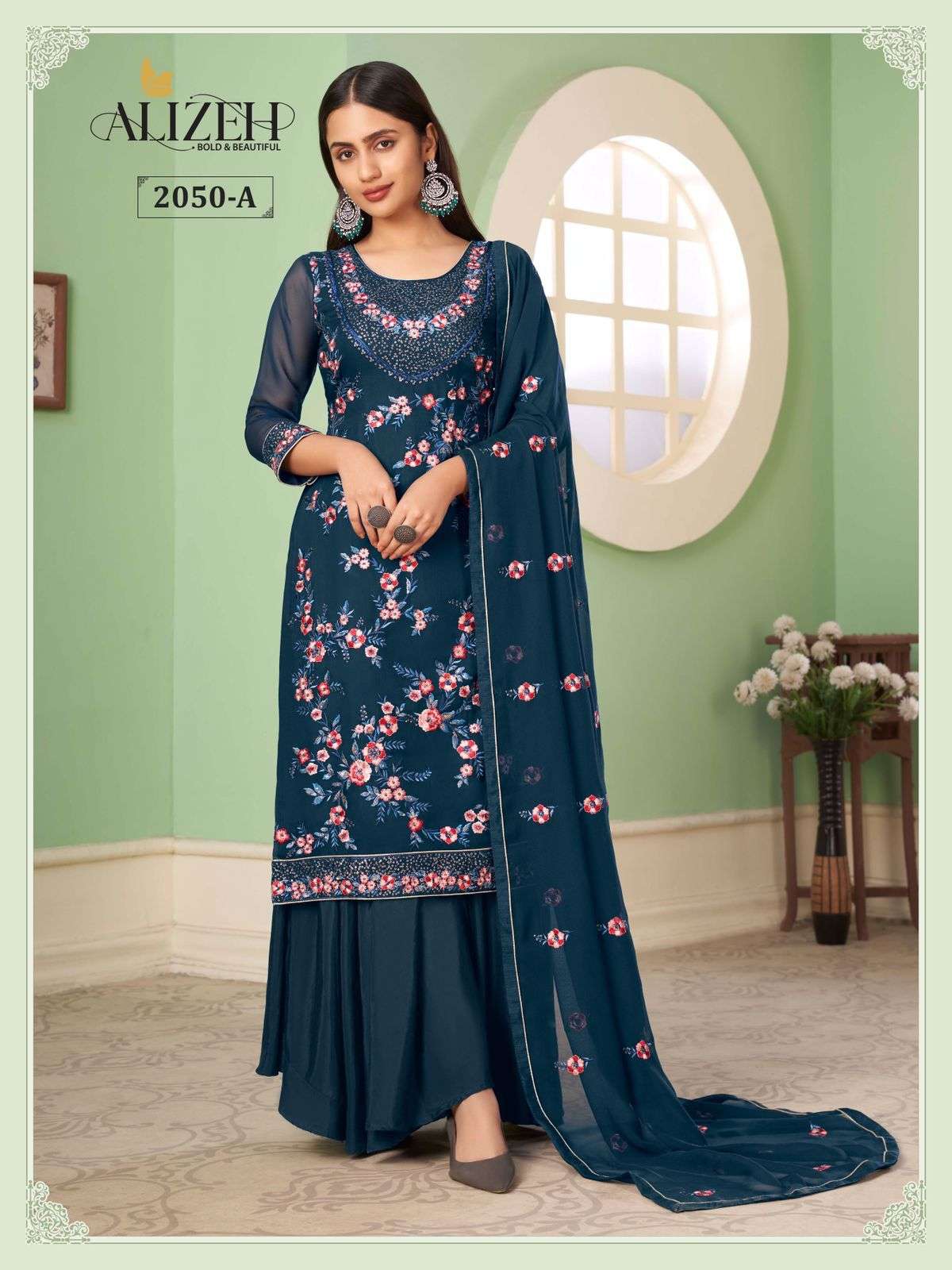 Alizeh Zaida Vol 10 Party Wear Sharara Salwar Kameez New Collection view 20
