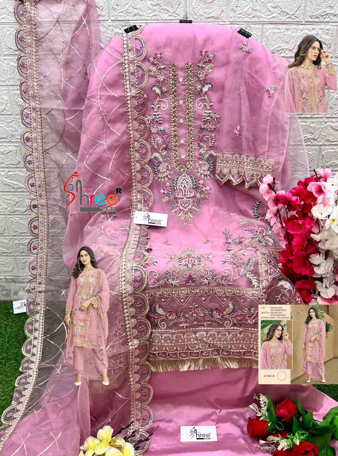 Shree Fabs Designer Organza Pakistani Suit view 2