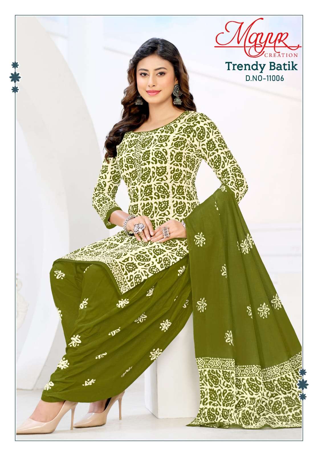 Mayur Trendy Batik Vol 11 Pure Cotton Ladies Suit view 13