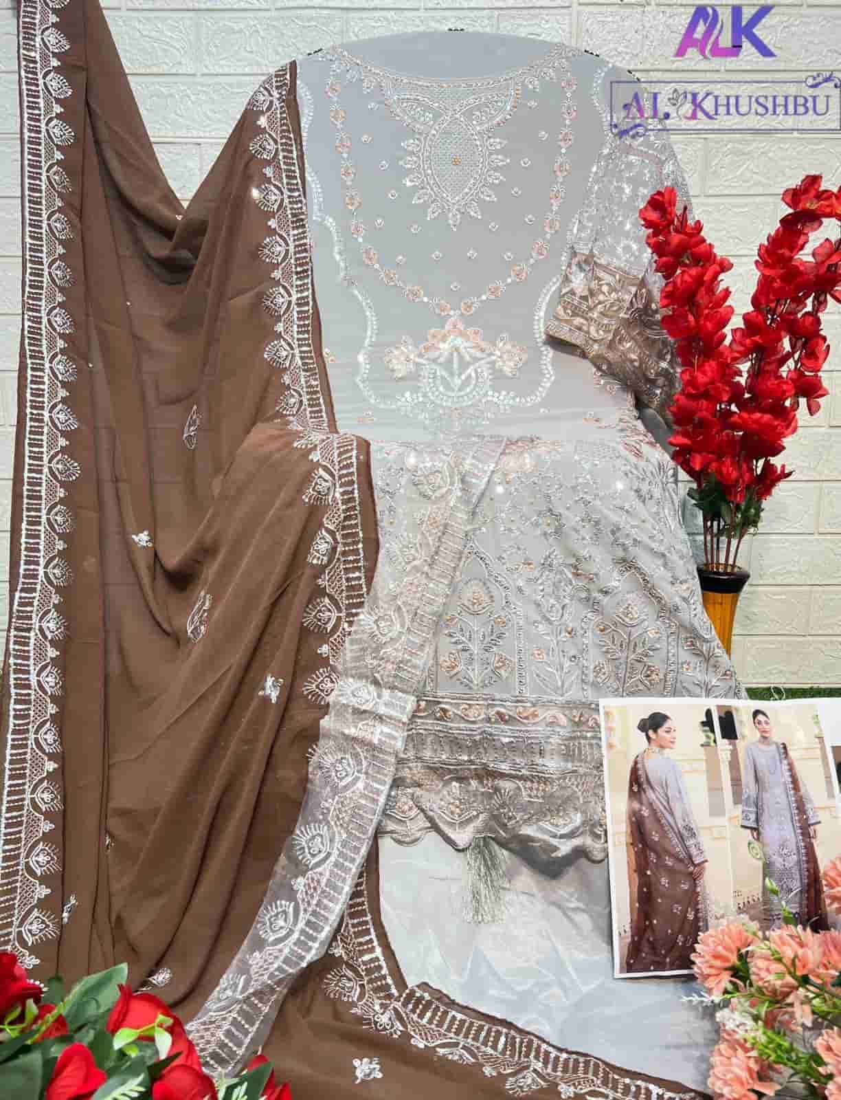 Al Khushbu 6007 Festive Wear Style Designer Georgette Suit Ensemble view 2