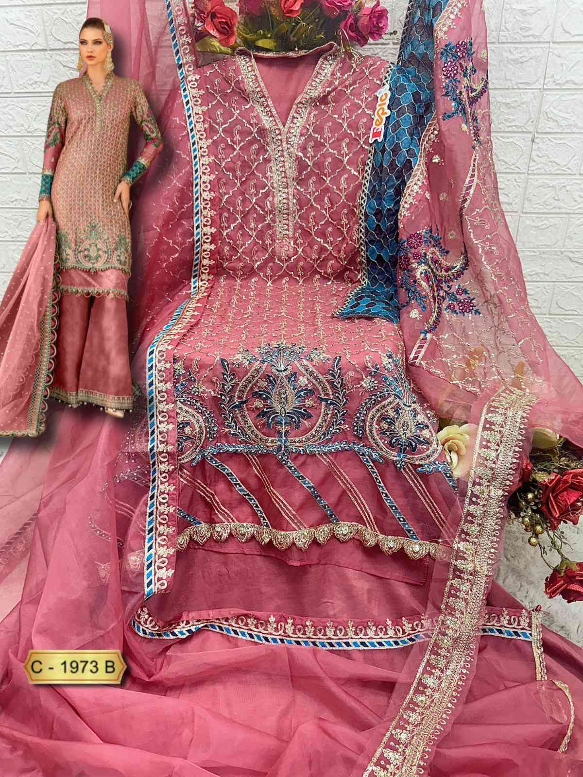 Fepic C 1973 Colors Pakistani Salwar Suit Collection At Price view 7