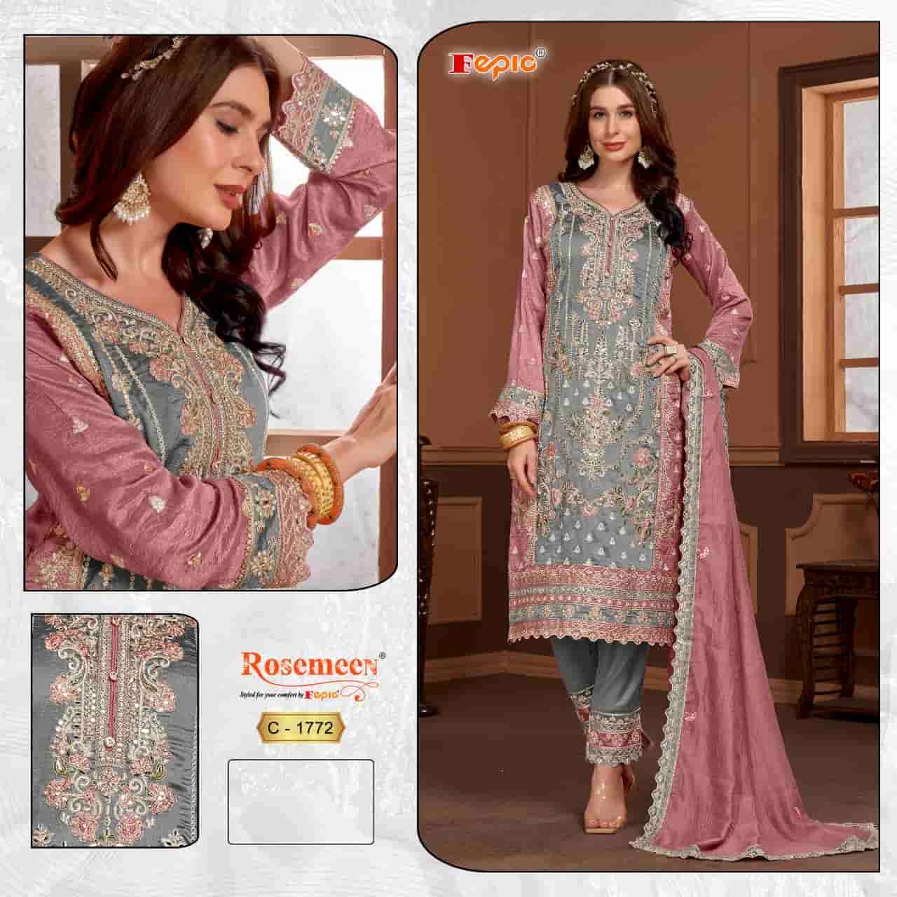 Fepic C 1772 Festive Wear Style Designer Embroidered Suit Exporter