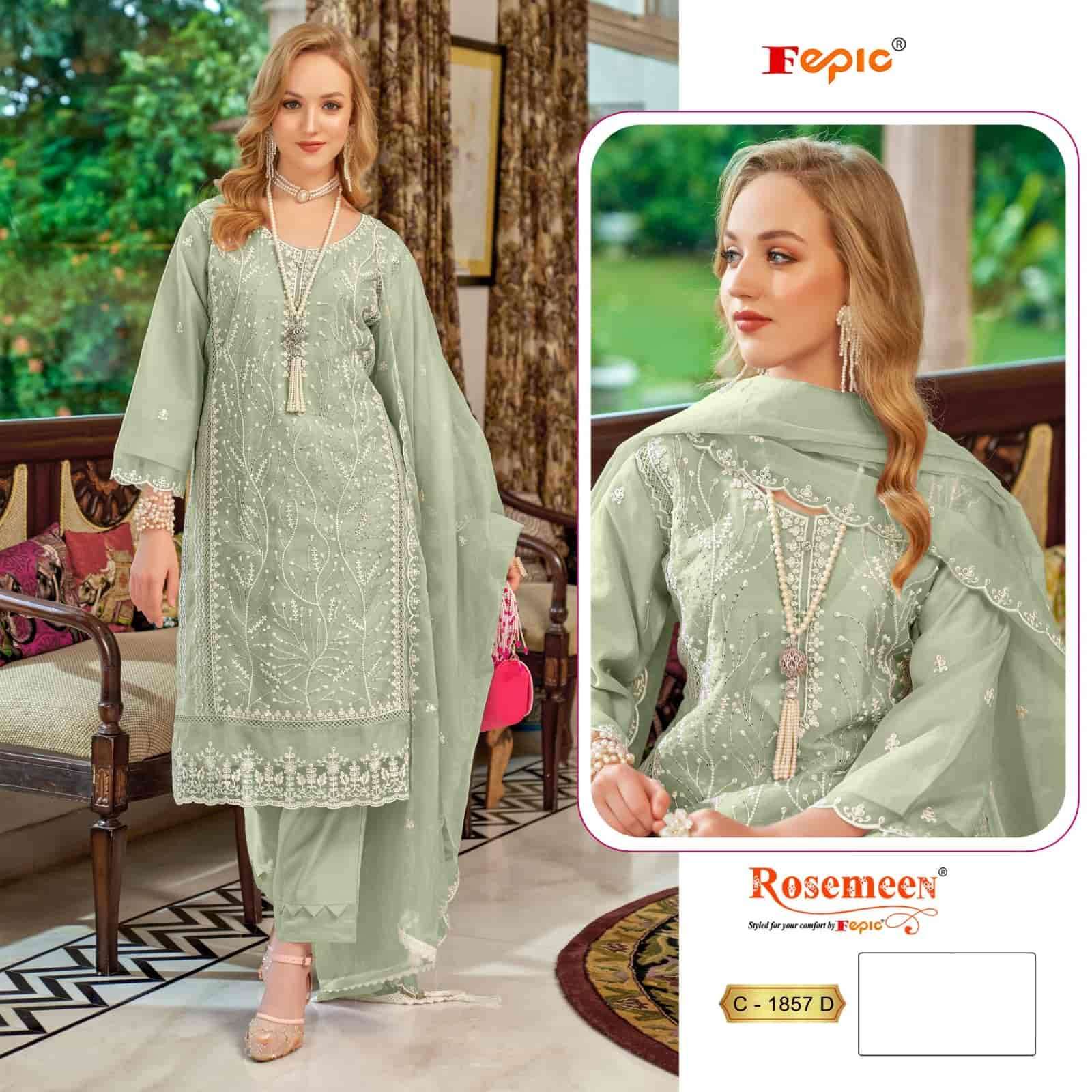 Fepic C 1857 Colors Pakistani Designer Unstitched Salwar Suit Wholesalers view 4