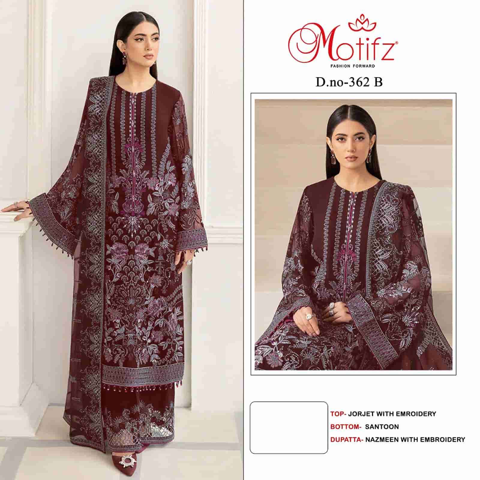 Motifz 362 Colors Heavy Designer Style Party Wear Salwar Suit Online Wholesalers