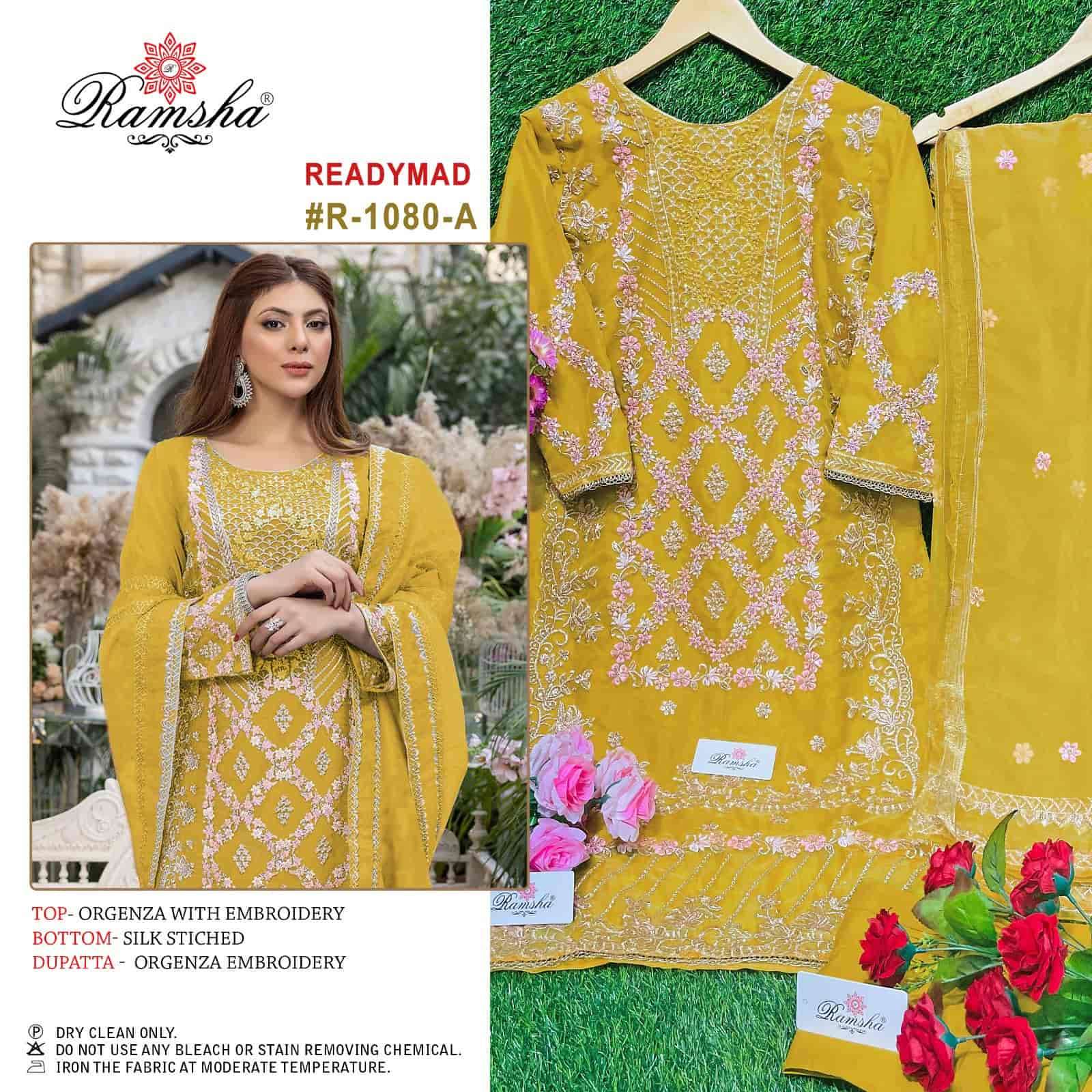Ramsha R 1080 Colors Pakistani Festive Wear Style Readymade Suit Wholasaler view 4