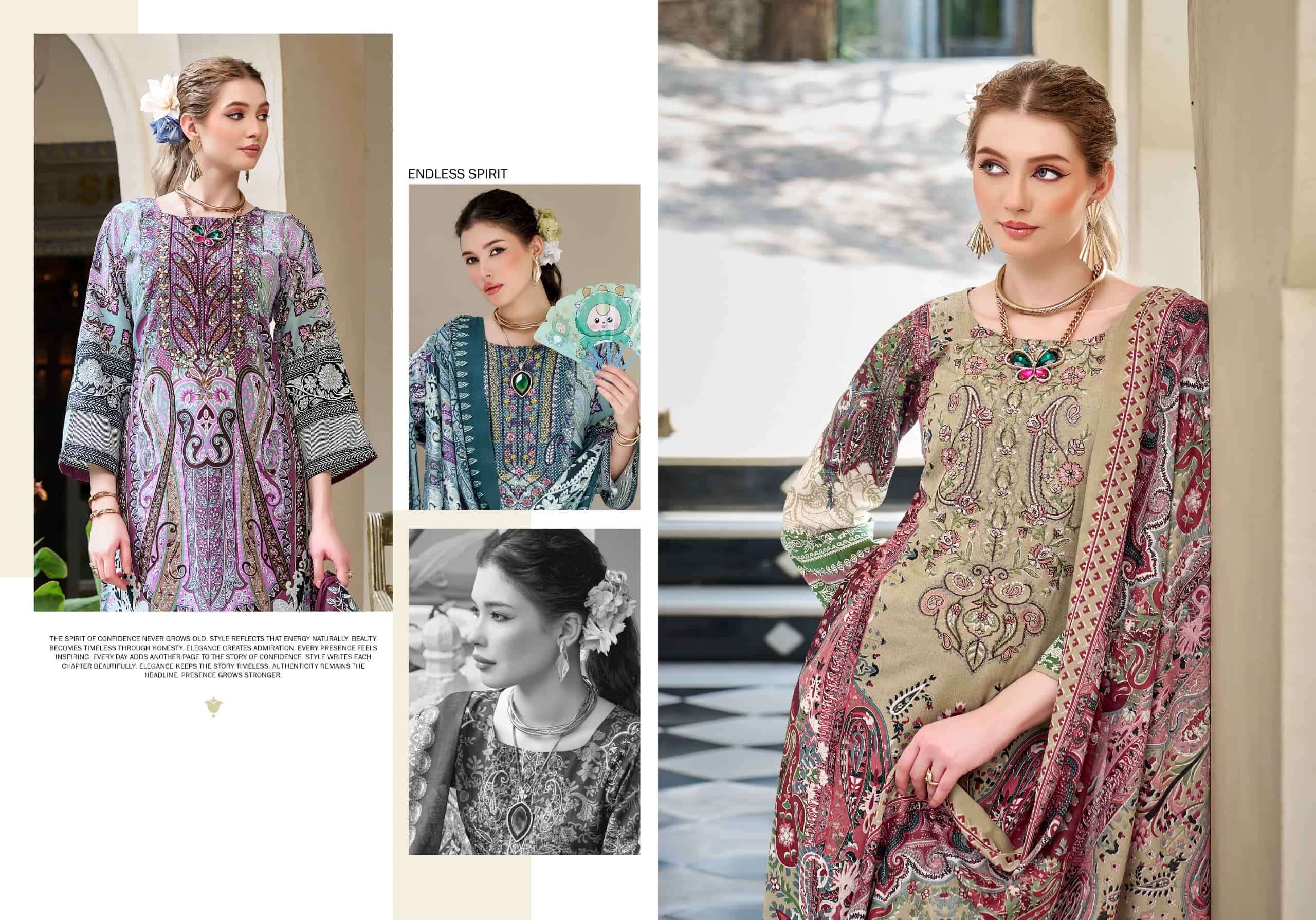 Romani Mahira Vol 10 Pakistani Print Cotton Dress Material view 2