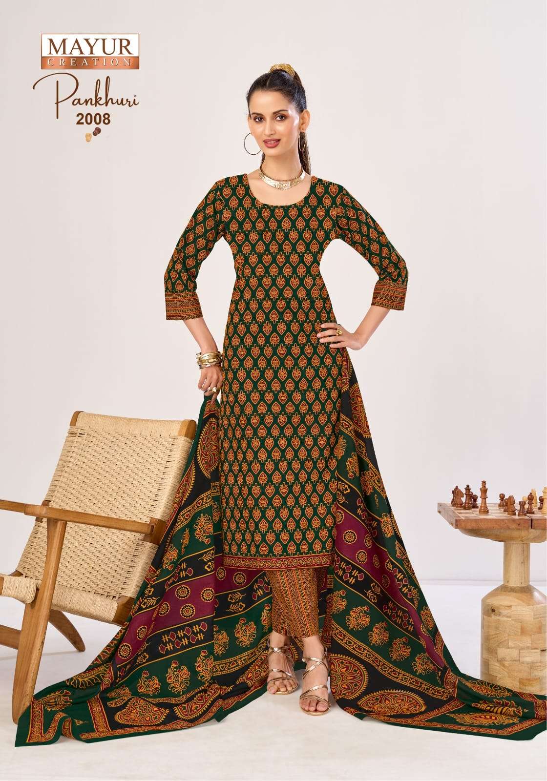 Mayur Pankhuri Vol 2 Pure Cotton Dress Material view 8