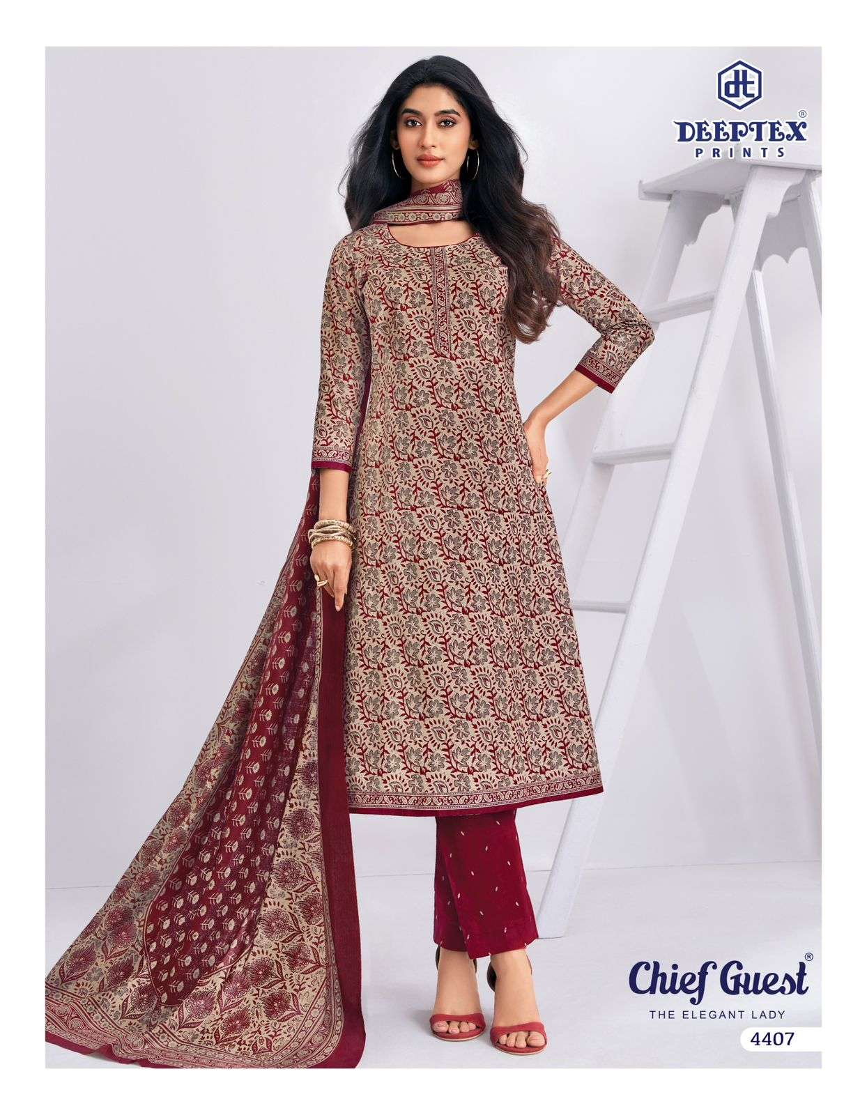 Deeptex Chief Guest Vol 44 Heavy Cotton Dress Material view 10