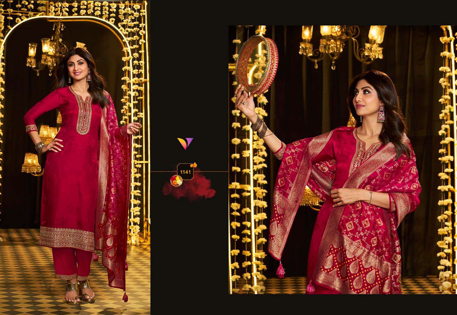 Viradi Vatsam Festive Colletion By Shilpa Readymade Designs Traditional Dress view 5