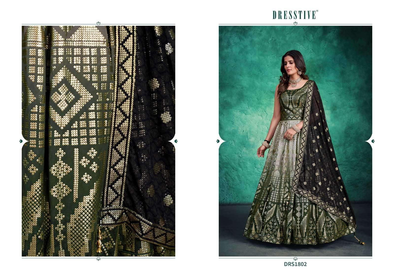 Dresstive Bella Designer Wedding Wear Gown New Collection Online view 5