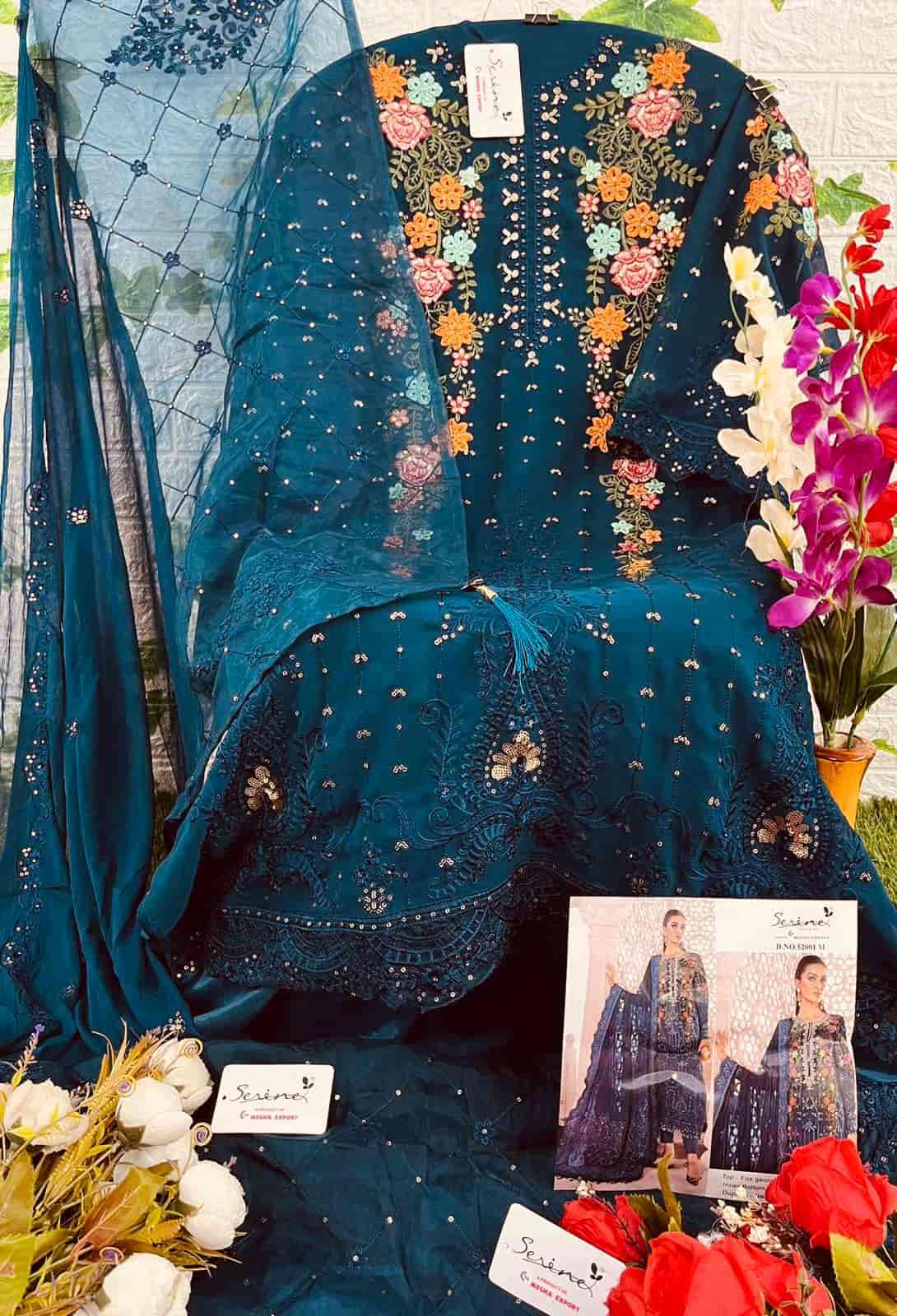Megha Export 52001 Colors Pakistani Style Fancy Designer Salwar Suit Wholesalers view 9