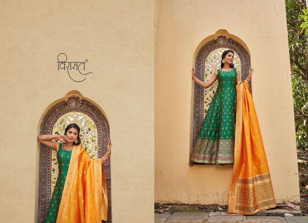 Virasat Banarasiya Vol 2 Readymade Wedding Collection Gown view 15
