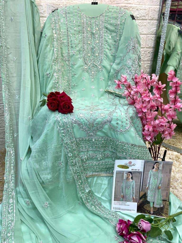 Ramsha R 601 B Festive Wear Style Latest Pakistani Designer Salwar Suit view 2