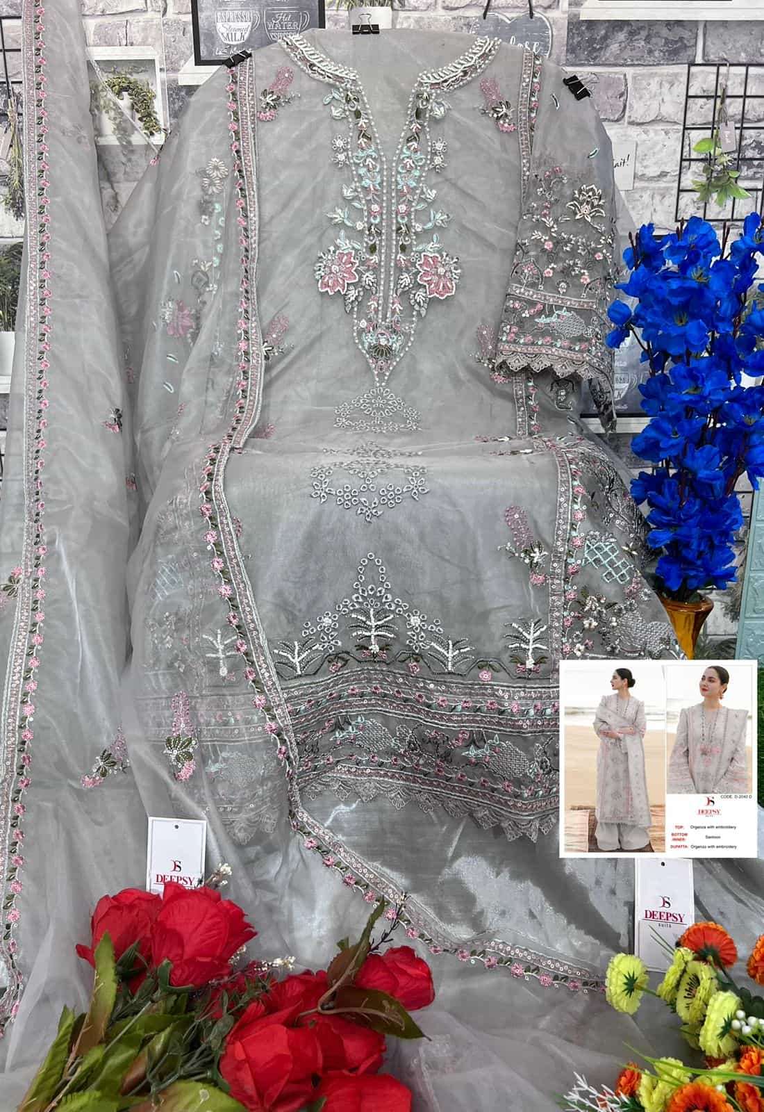 Deepsy D 2040 Colors Pakistani Style Designer Festive Wear Suit Wholesalers view 9