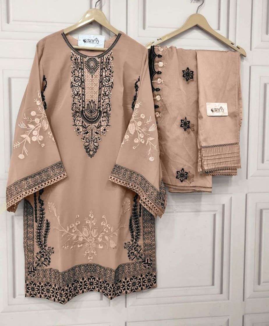 Safa Fashion Fab 1244 Fancy Designer Readymade Kurti Bottom Dupatta Collection view 3