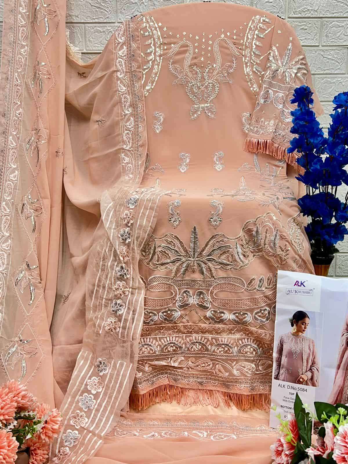 Al Khushbu 5084 Embroidered Dress Ensemble view 2