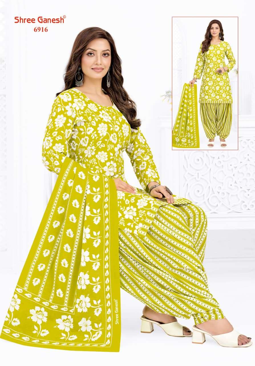 Shree Ganesh Panchi Vol 19 Pure Cotton Unstitch Suit view 9