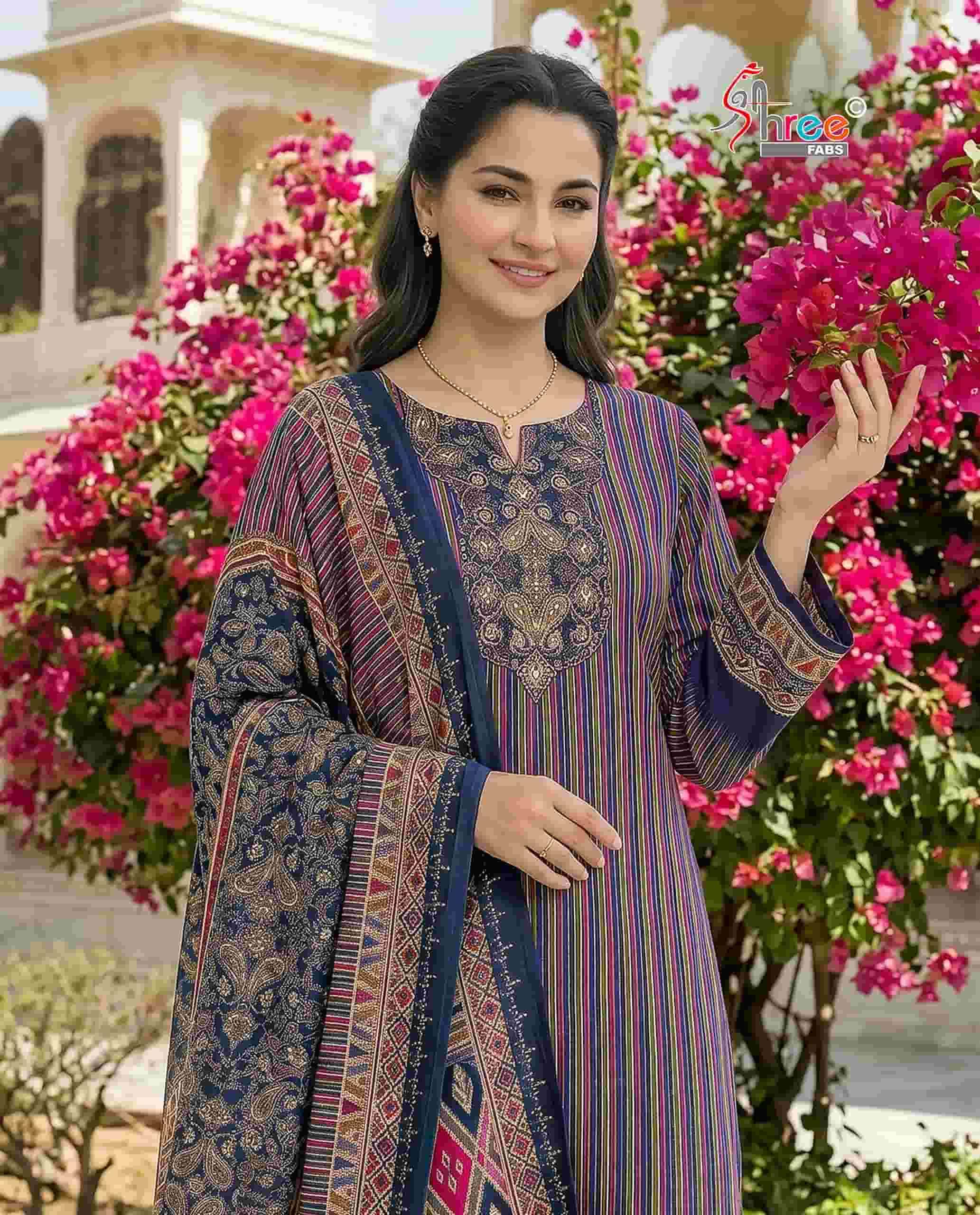 Shree Fabs Kt 365 Pure Muslin Pakistani Dress Latest Collection view 4
