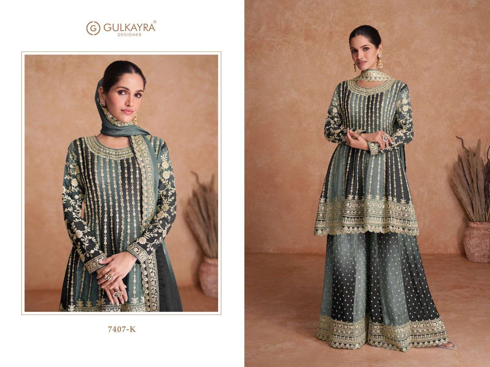 Gulkayra Vaani Vol 2 7407 New Colour Sharara Style Readymade Designer Dress view 5