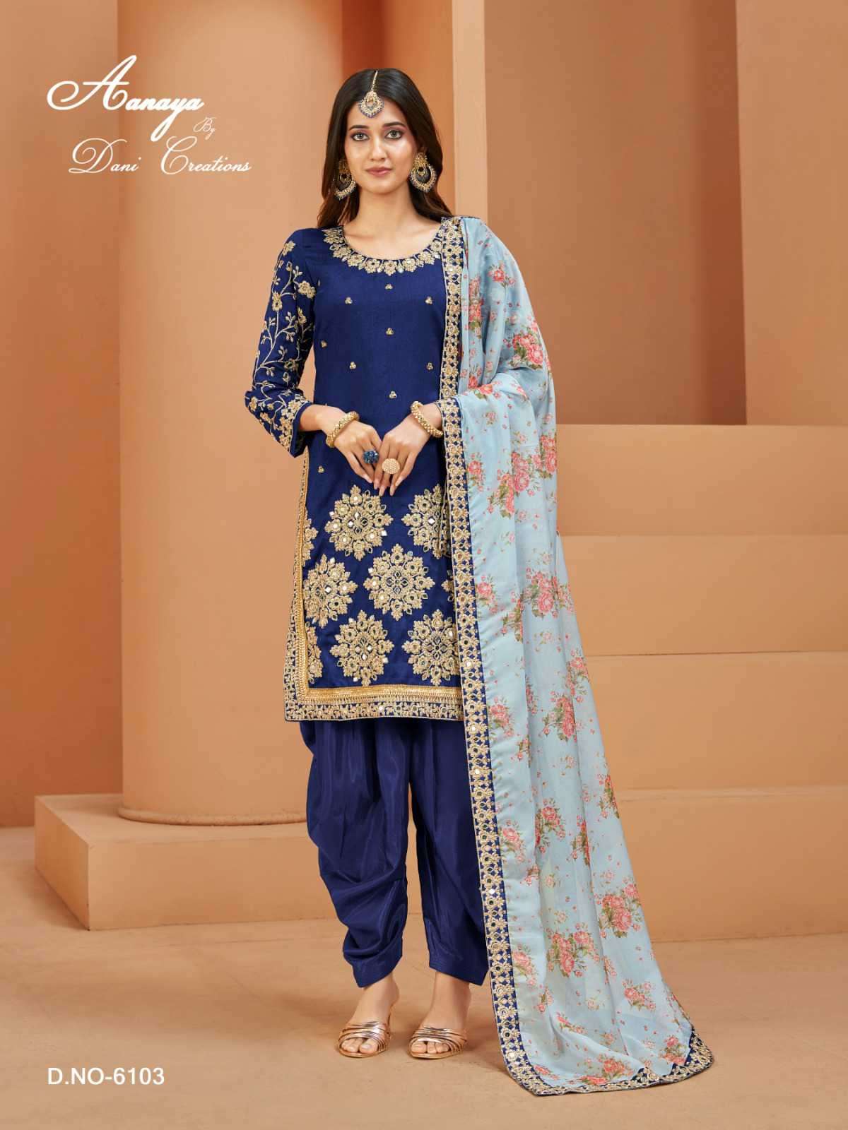 Aanaya Vol 161 Festive Wear Designer Silk Dress New Arrivals view 3