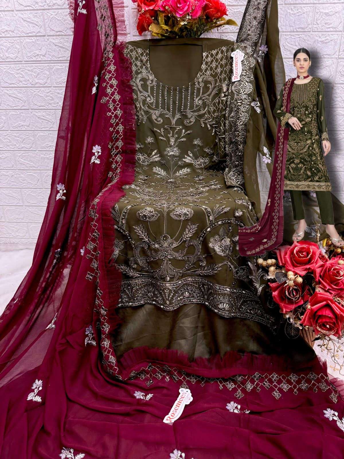 Fepic C 1776 C Festive Wear Style Designer Georgette Salwar Suit Collection view 2