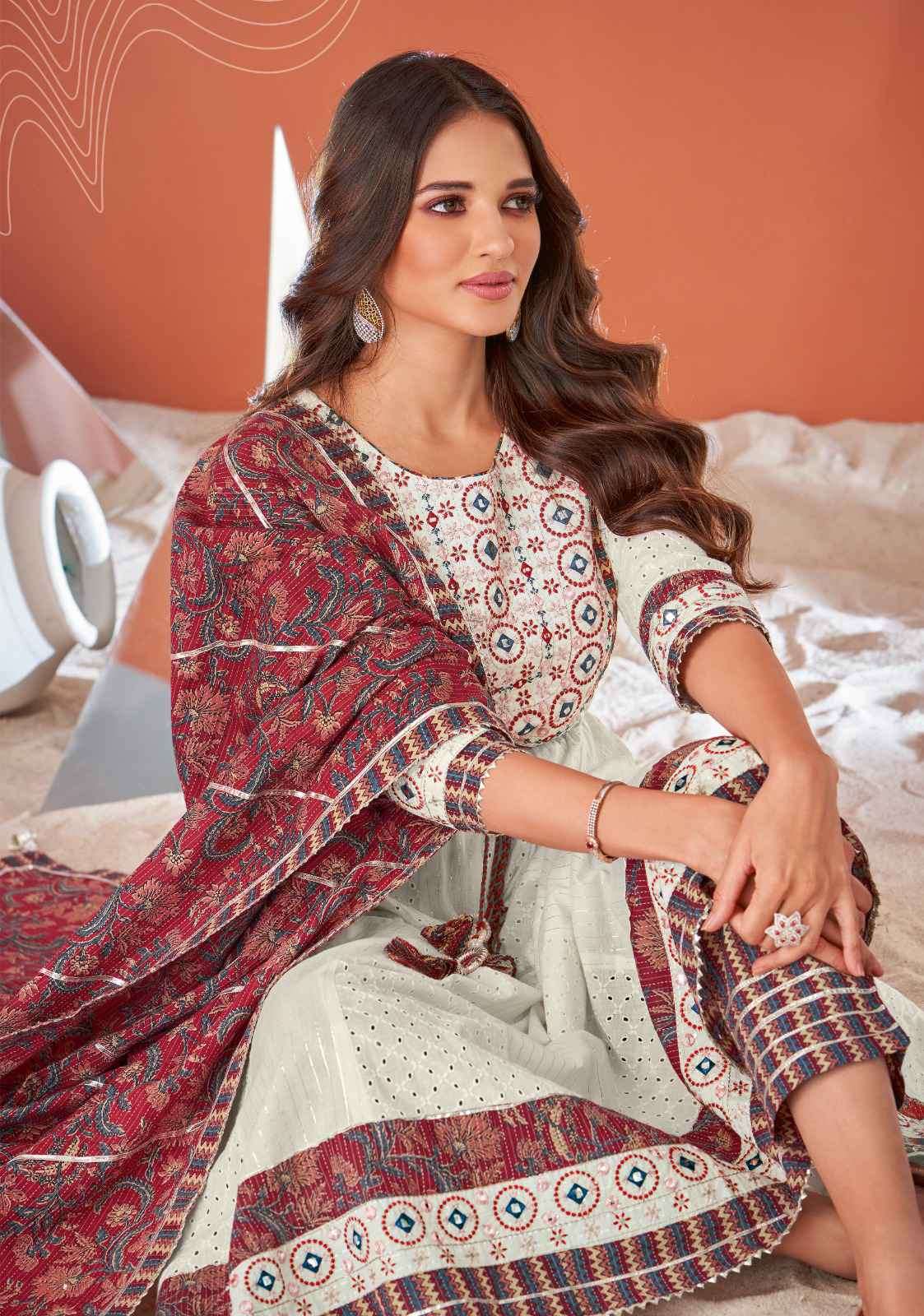 Hiva Anarkali Exclusive Stylish Anarkali Dress Festive Collection New Designs view 9