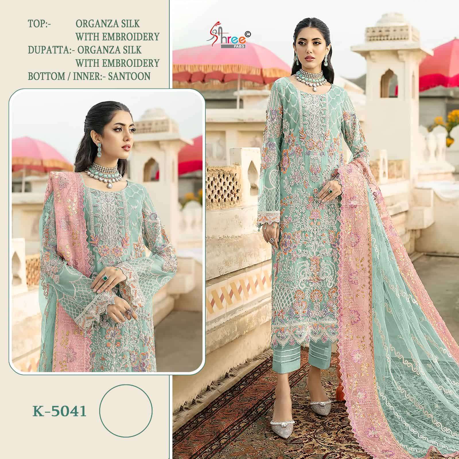 Shree Fabs K 5041 Colors Pakistani Festive Wear Style Heavy Embroidered Suit view 3