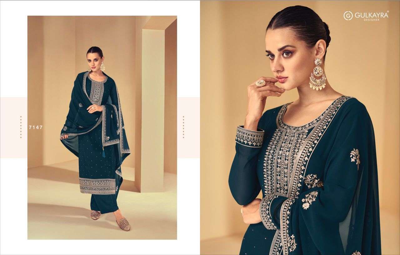 Gulkayra Sabnam Exclusive Party Wear Straight Suit in view 9