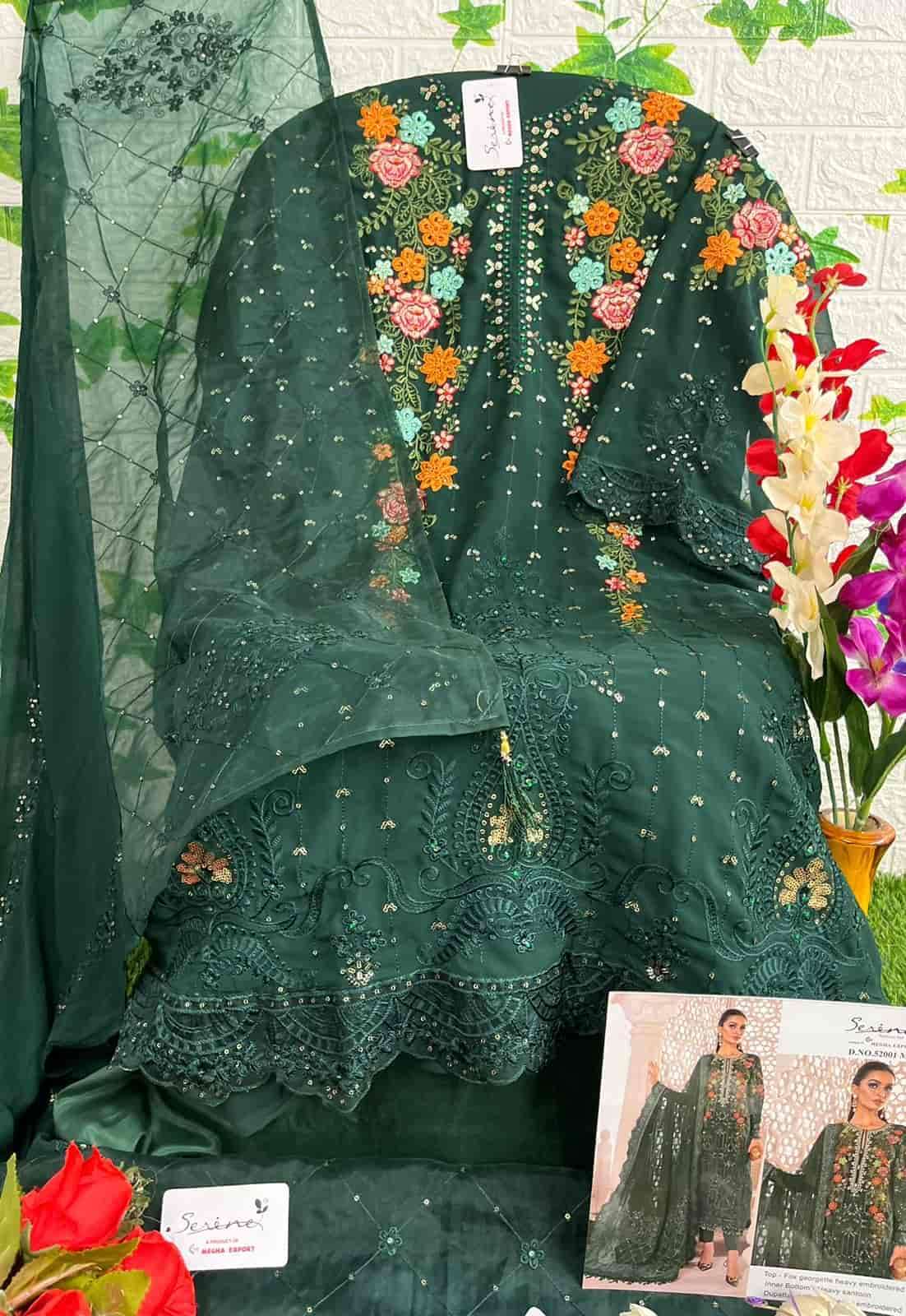 Megha Export 52001 Colors Pakistani Style Fancy Designer Salwar Suit Wholesalers view 7